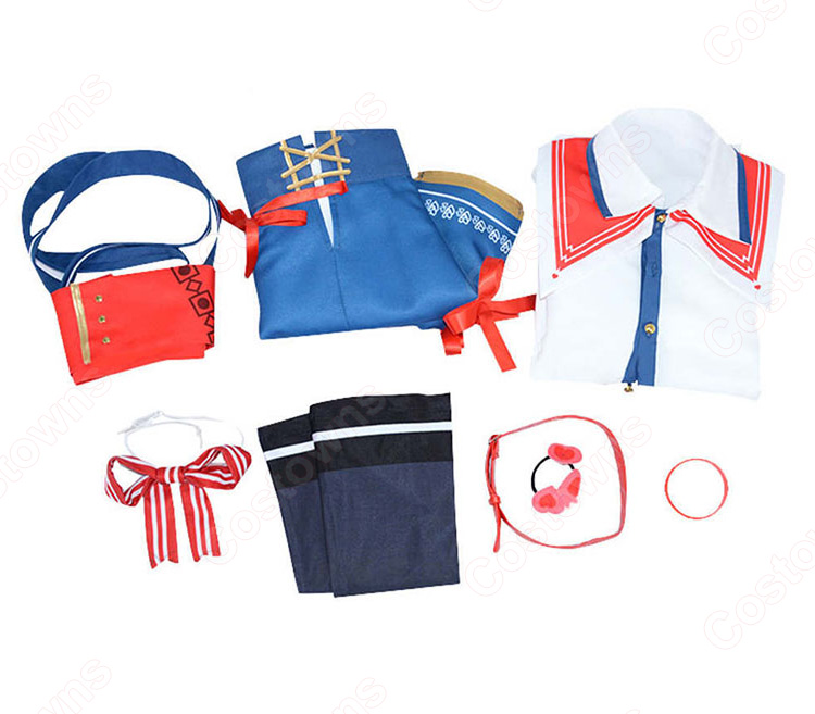 hololive ホロライブ 赤井はあと 通常衣装 コスプレ衣装-6