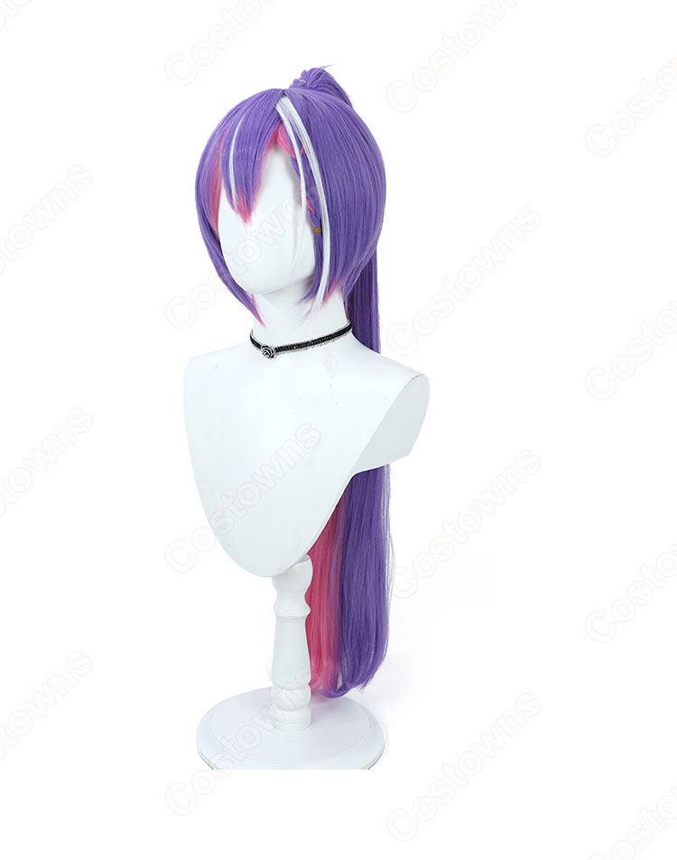 hololive ホロライブ 常闇トワ ポニーテール コスプレウィッグ-4