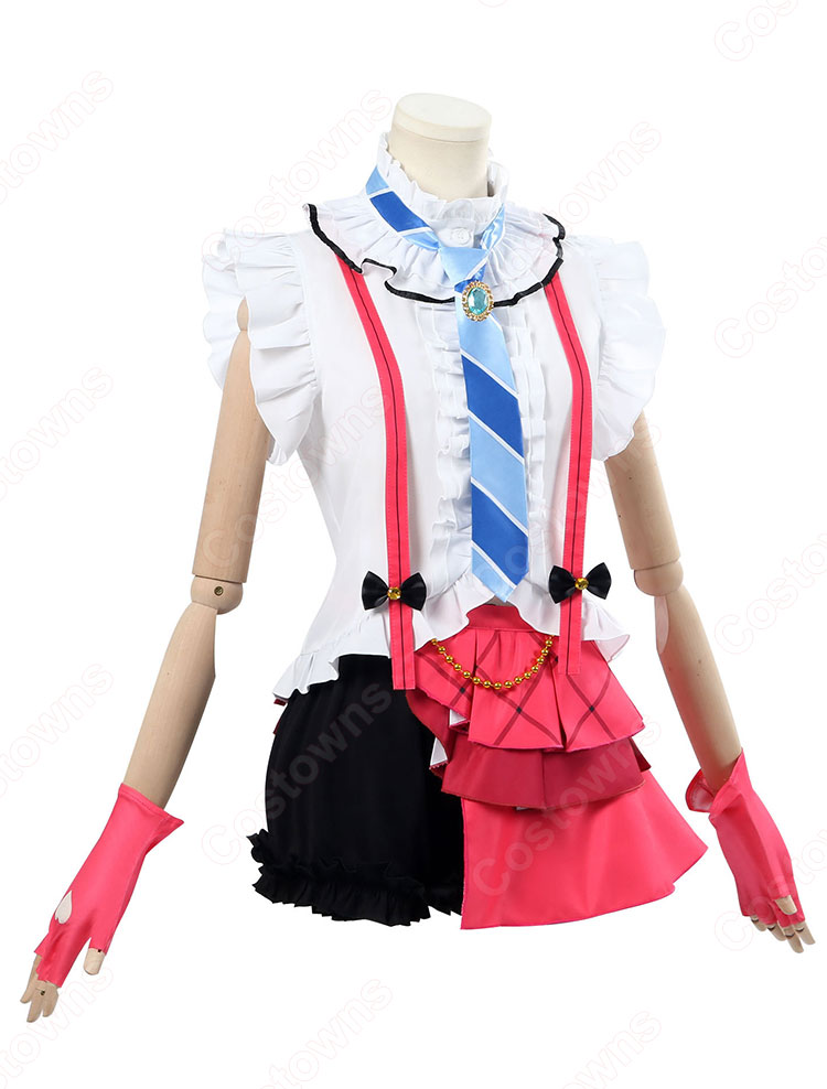 ラブライブ！スクフェス 園田海未 情熱の引力/7周年 コスプレ衣装-3