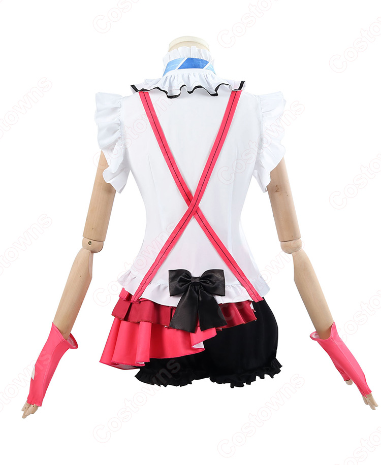 ラブライブ！スクフェス 園田海未 情熱の引力/7周年 コスプレ衣装-4