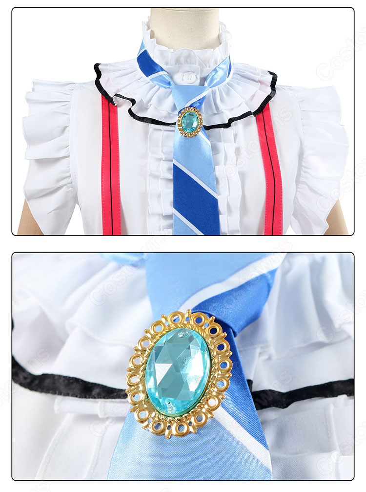 ラブライブ！スクフェス 園田海未 情熱の引力/7周年 コスプレ衣装-5