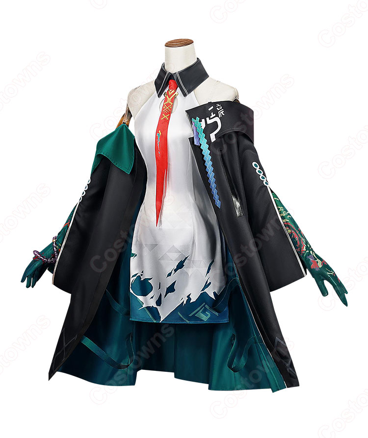 シー(夕 Dusk) コスプレ衣装 『アークナイツ/Arknights』 ダスク 術師 cosplay 仮装 変装-3
