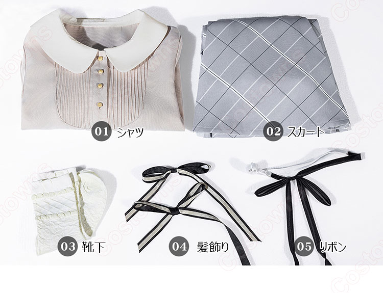 BanG Dream! Ave Mujica 豊川祥子 コスプレ衣装-6