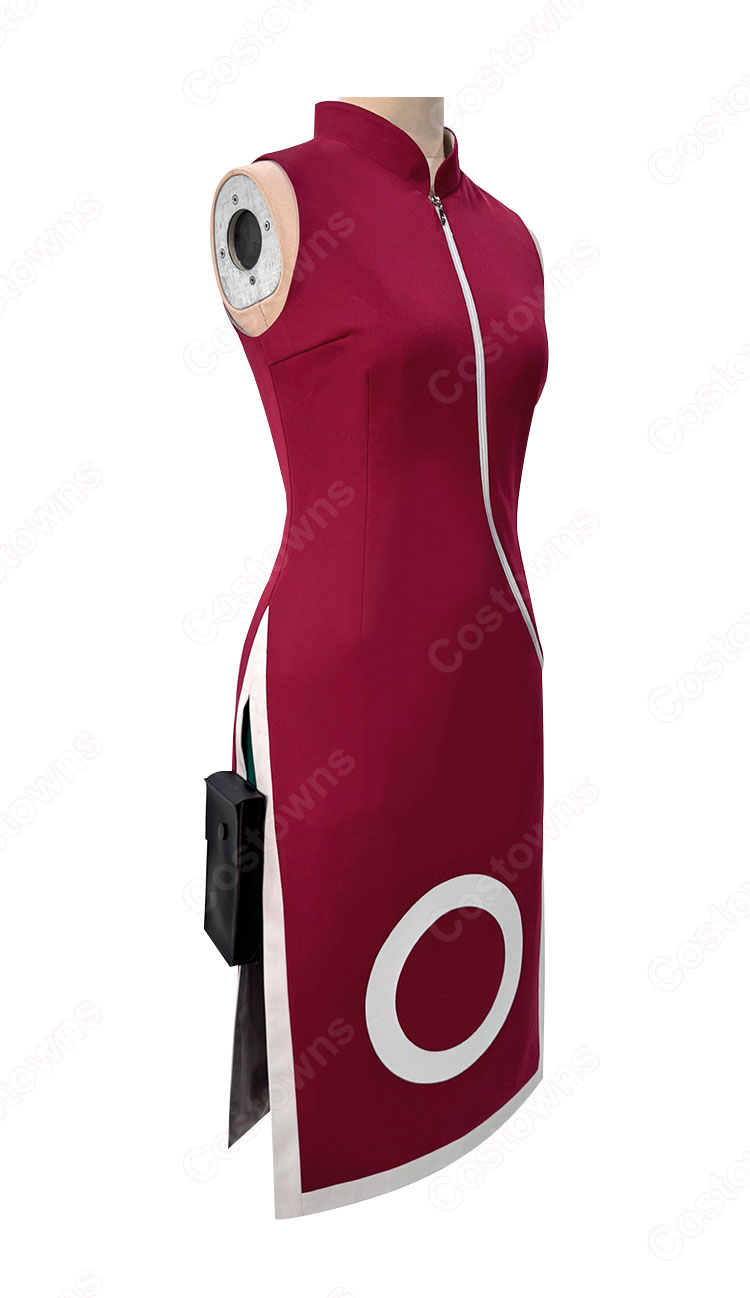 NARUTO -ナルト- 春野サクラ チャイナドレス コスプレ衣装-7