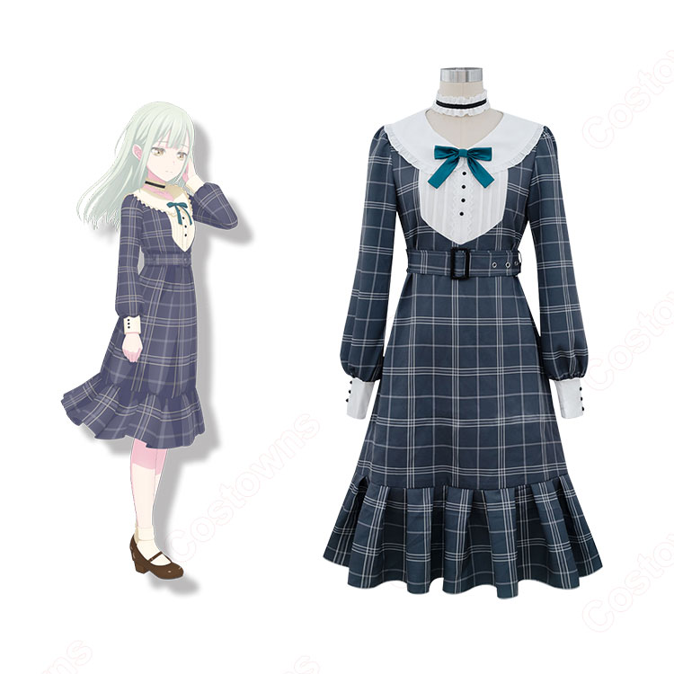 BanG Dream! Ave Mujica 若葉睦 コスプレ衣装-1