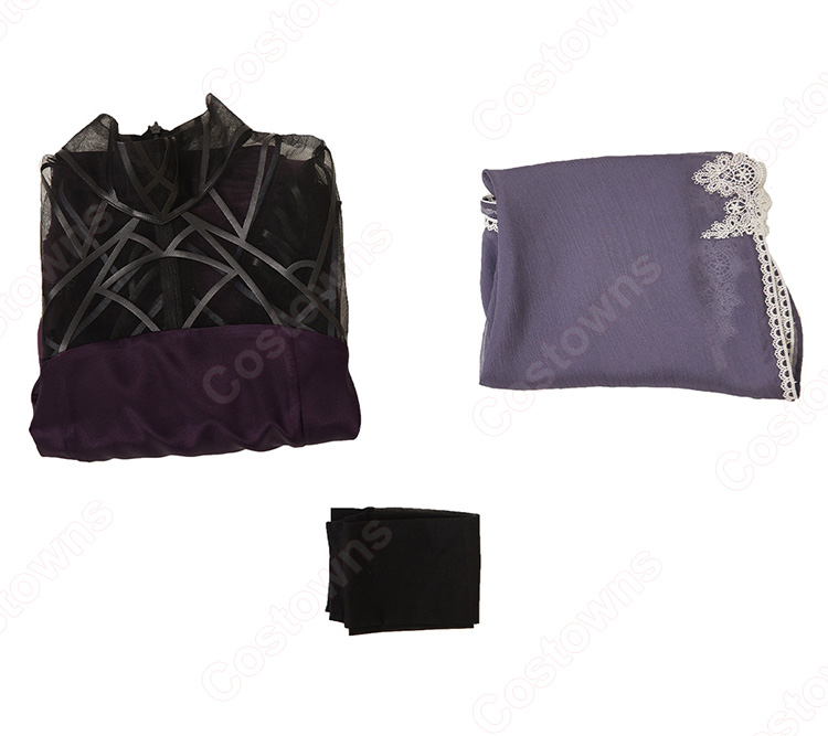 SAKAMOTO DAYS 大佛 コスプレ衣装 黒いドレス-13