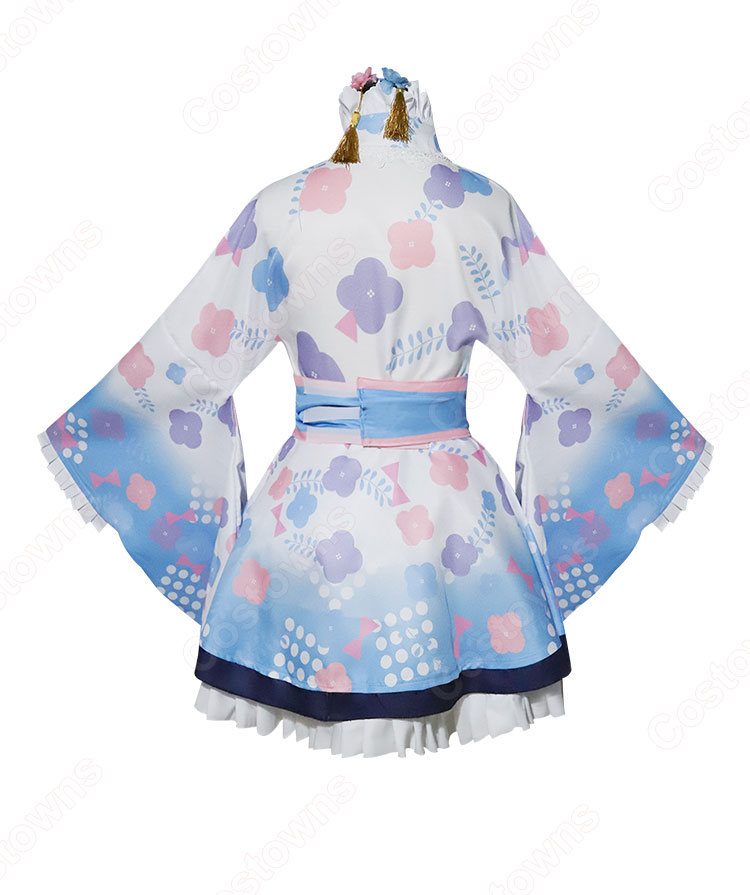 にじさんじ 天宮こころ 新衣装 和服 コスプレ衣装-4