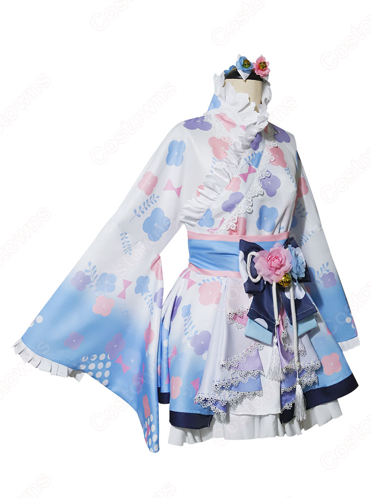 にじさんじ 天宮こころ 新衣装 和服 コスプレ衣装-3