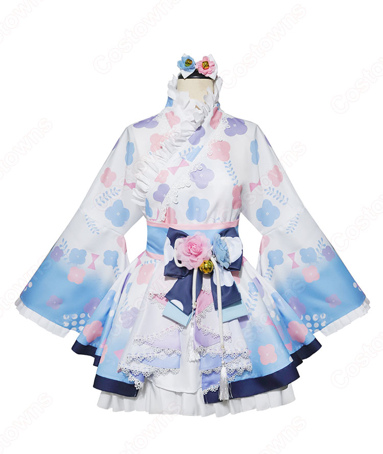 にじさんじ 天宮こころ 新衣装 和服 コスプレ衣装-2