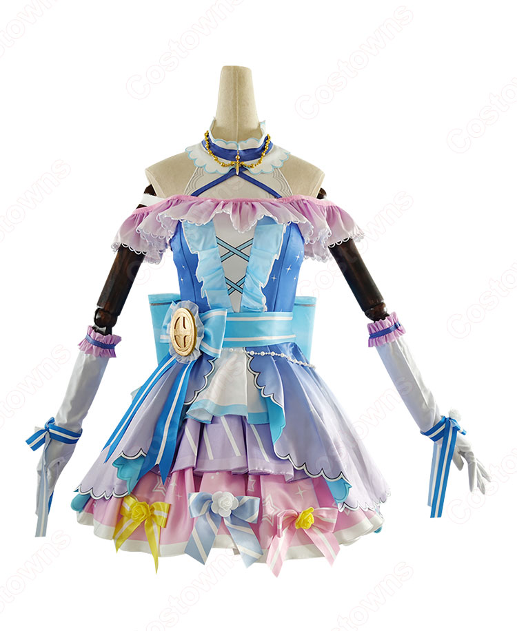 ラブライブ!スクフェス カウントダウンライブ編 スタートはステージで 園田海未 コスプレ衣装-2