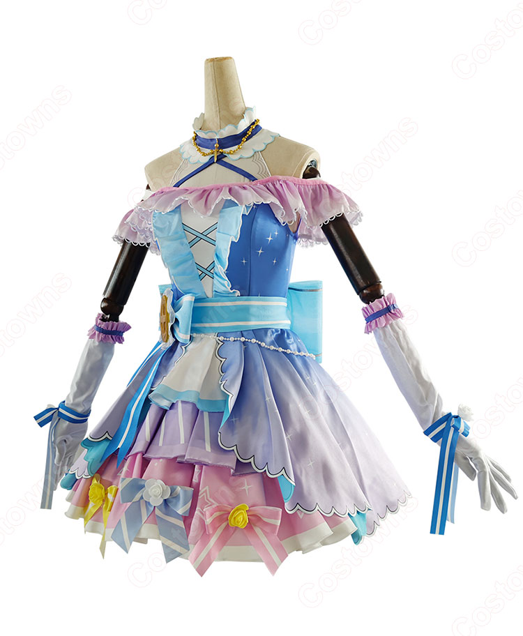 ラブライブ!スクフェス カウントダウンライブ編 スタートはステージで 園田海未 コスプレ衣装-3