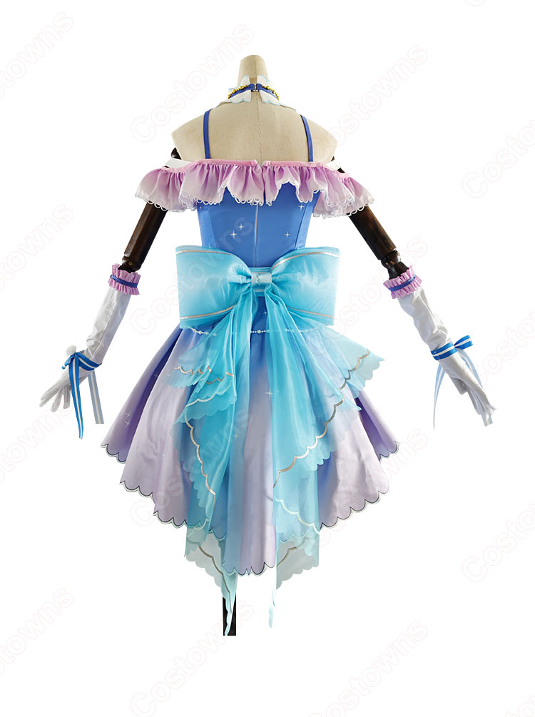 ラブライブ!スクフェス カウントダウンライブ編 スタートはステージで 園田海未 コスプレ衣装-4