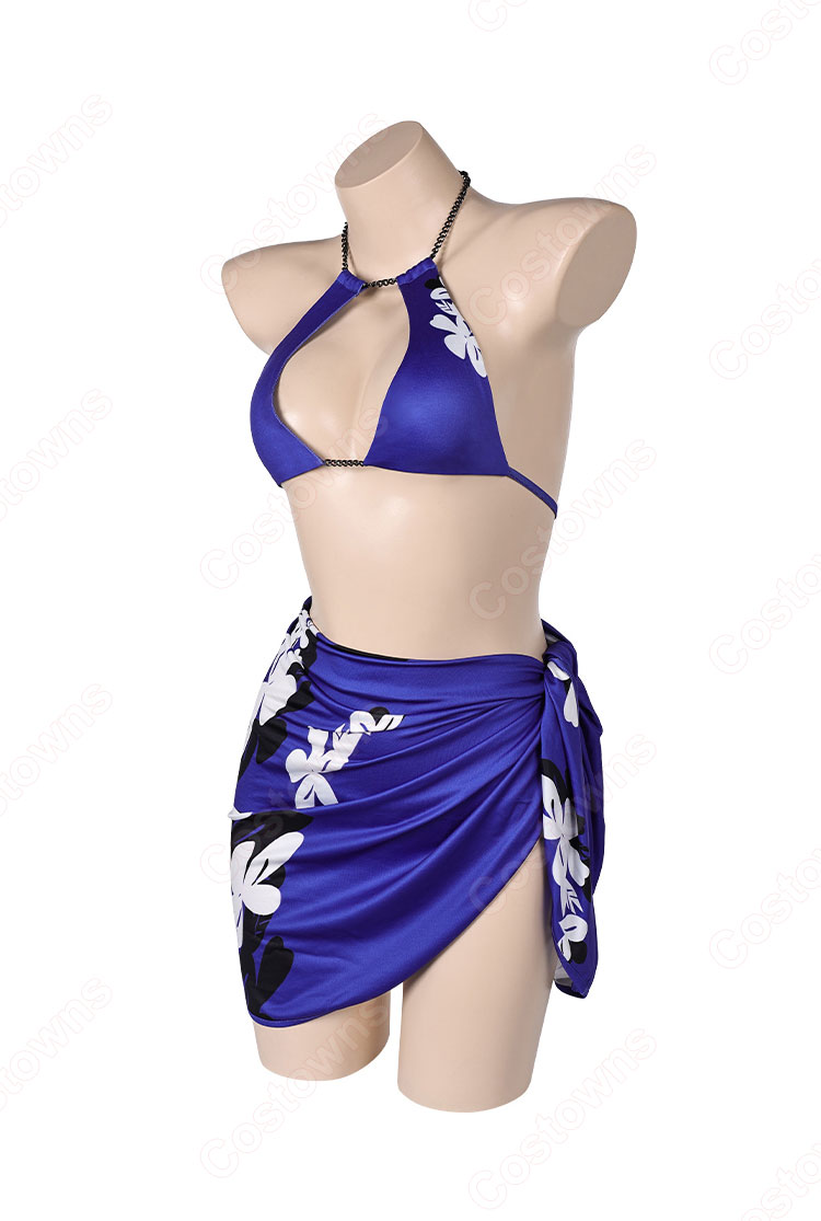 鉄拳8 麗奈 水着 コスプレ衣装-3