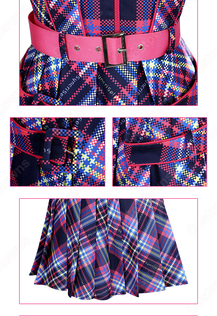 ラブライブ!スーパースター!! 5yncri5e!「Jellyfish」 嵐千砂都 コスプレ衣装-4