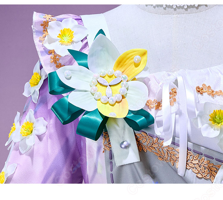 プロジェクトセカイ カラフルステージ! feat. 初音ミク 諦めたくないから 東雲絵名 コスプレ衣装 ナーシサス・ペインタードレス-5