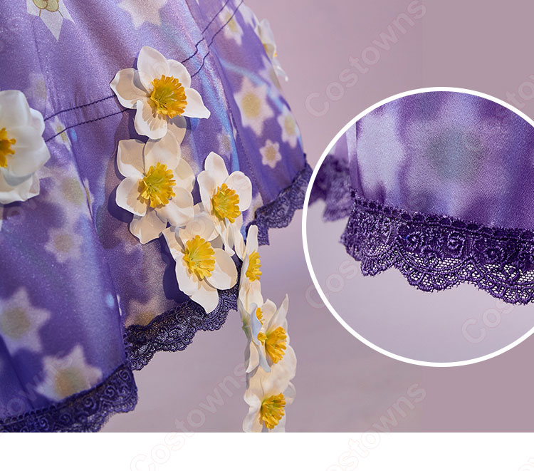 プロジェクトセカイ カラフルステージ! feat. 初音ミク 諦めたくないから 東雲絵名 コスプレ衣装 ナーシサス・ペインタードレス-9