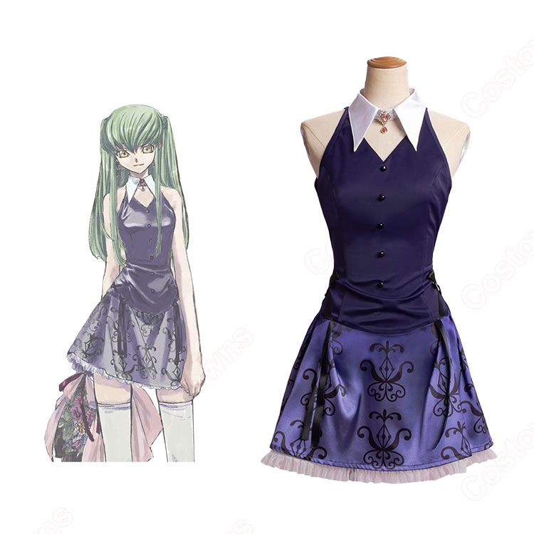 コードギアス 反逆のルルーシュ オーケストラコンサート C.C. コスプレ衣装-1