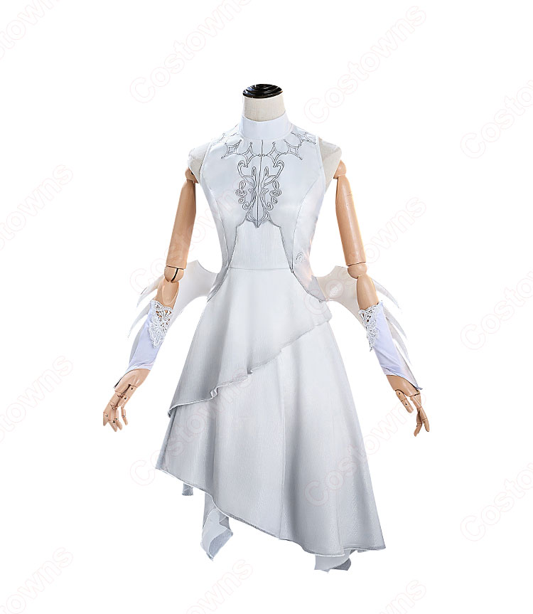 プロジェクトセカイ カラフルステージ！ feat. 初音ミク 思い出を取り戻して 宵崎奏 ブランシュエルドレス コスプレ衣装-2