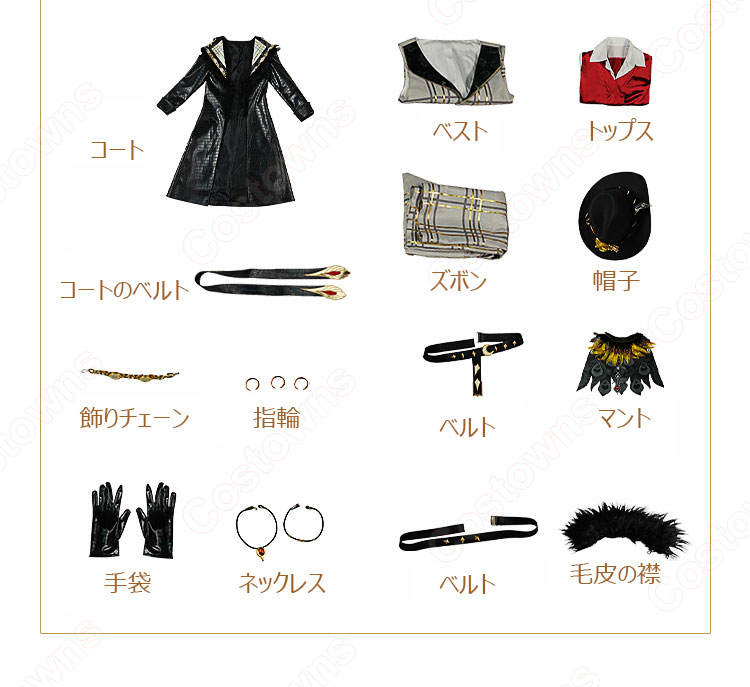 IdentityV 第五人格 探鉱者(ノートン・キャンベル) 梟徒 コスプレ衣装-13