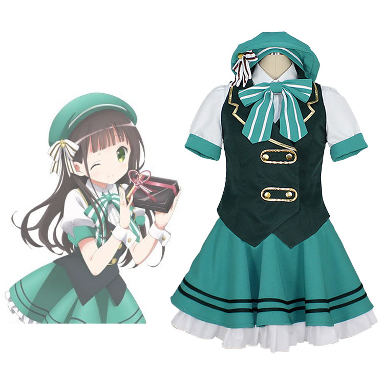 ご注文はうさぎですか？ 宇治松千夜 メイド服 コスプレ衣装