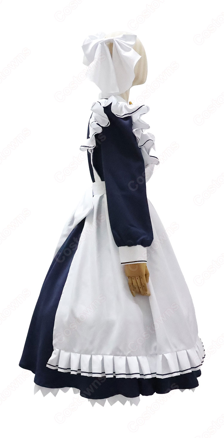 喫茶ステラと死神の蝶 四季ナツメ コスプレ衣装 喫茶店 制服 メイド服-4