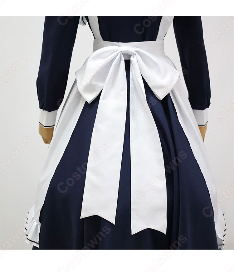 喫茶ステラと死神の蝶 四季ナツメ コスプレ衣装 喫茶店 制服 メイド服-8