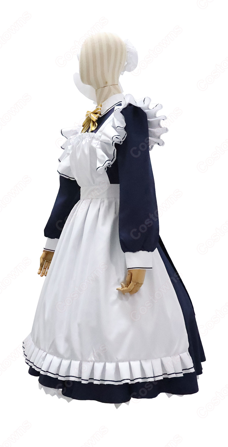 喫茶ステラと死神の蝶 四季ナツメ コスプレ衣装 喫茶店 制服 メイド服-5