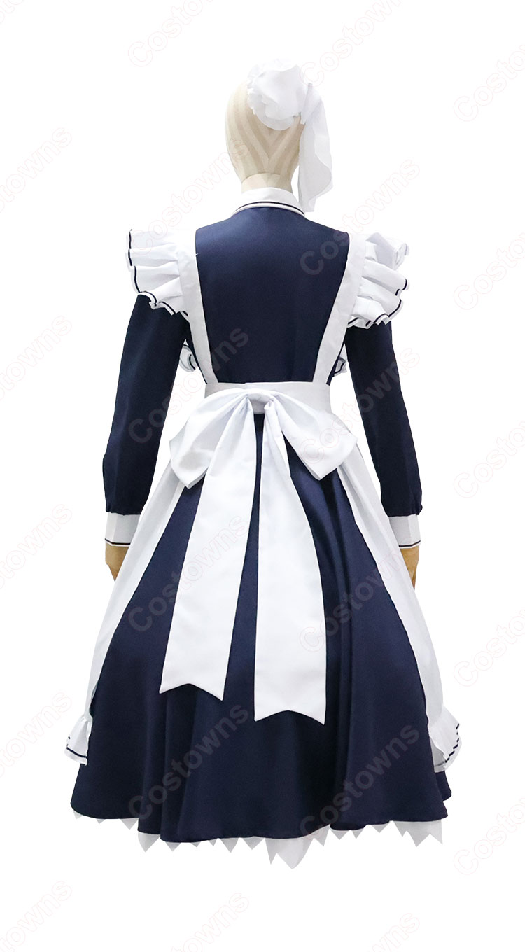 喫茶ステラと死神の蝶 四季ナツメ コスプレ衣装 喫茶店 制服 メイド服-6