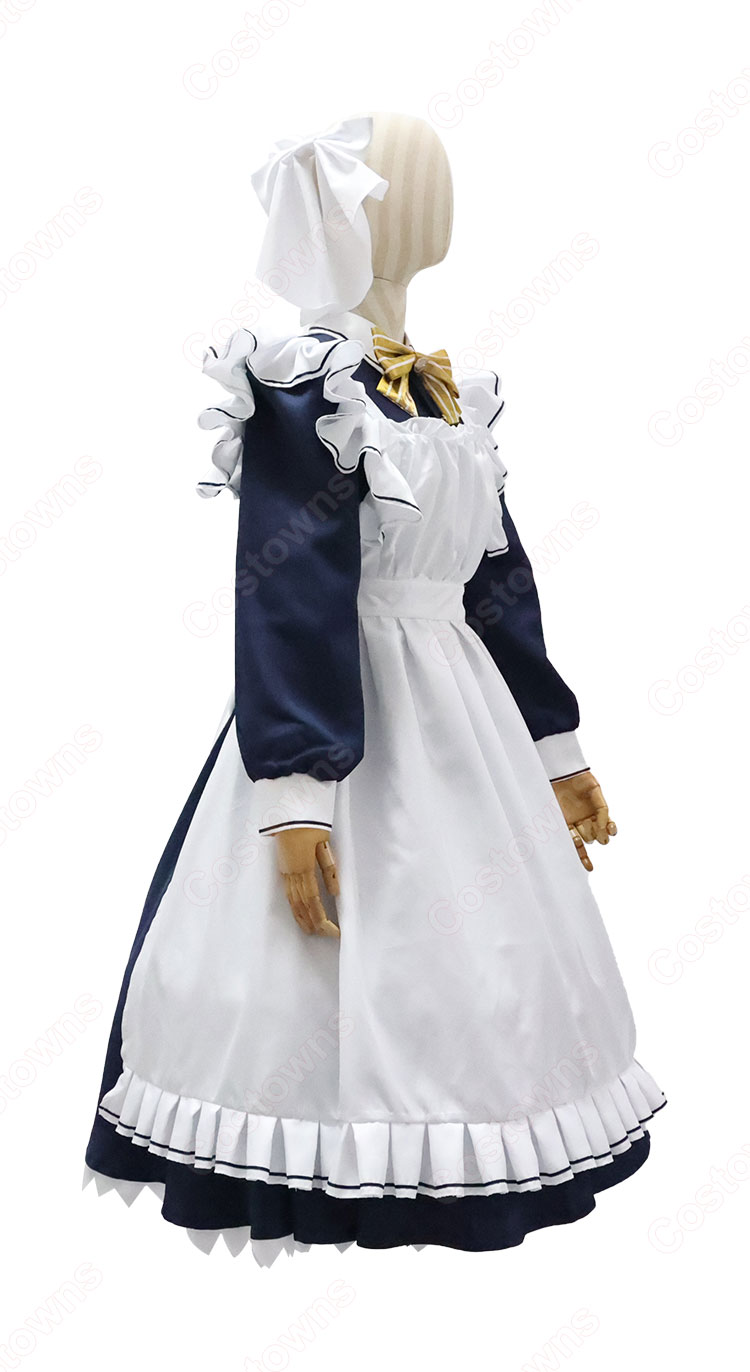 喫茶ステラと死神の蝶 四季ナツメ コスプレ衣装 喫茶店 制服 メイド服-3
