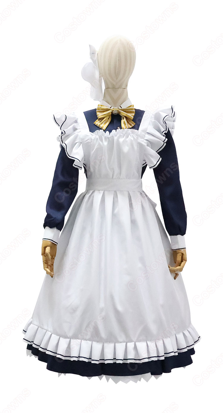 喫茶ステラと死神の蝶 四季ナツメ コスプレ衣装 喫茶店 制服 メイド服-2