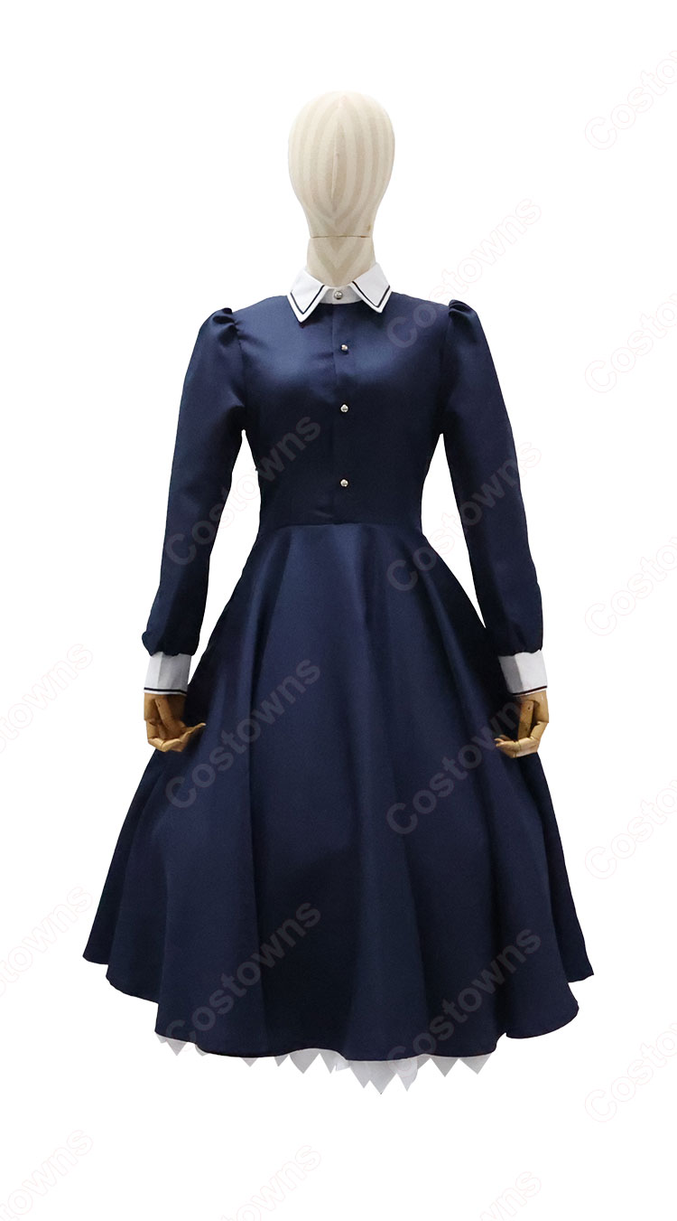 喫茶ステラと死神の蝶 四季ナツメ コスプレ衣装 喫茶店 制服 メイド服-7