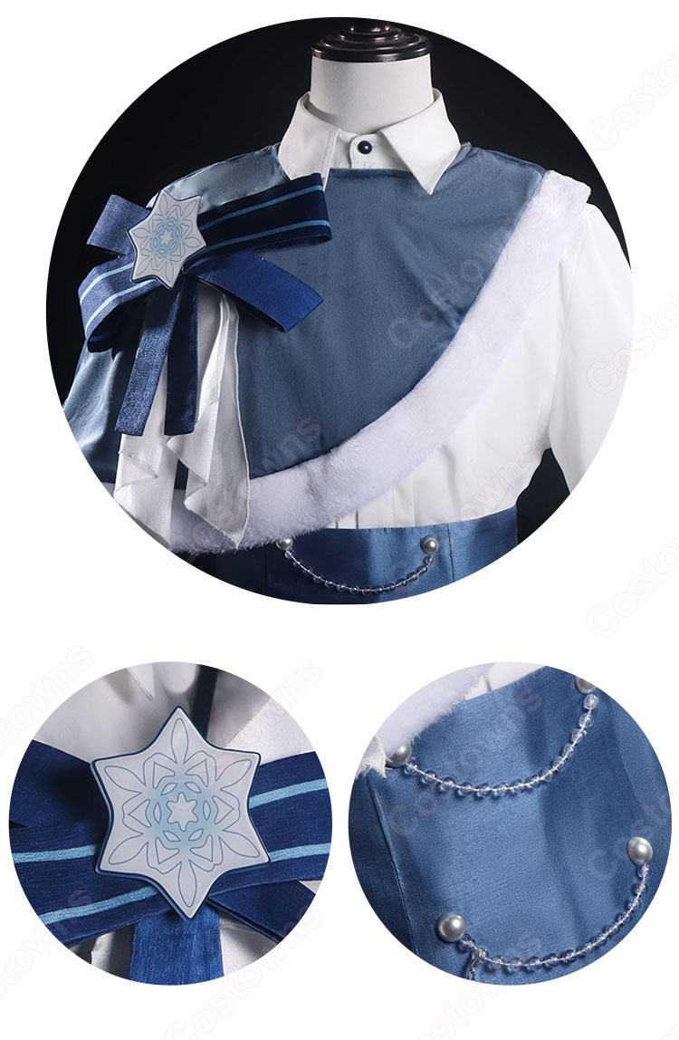 即発送可！！雪ミク2025 鏡音レン 衣装＋ウィッグセット SNOW MIKU 2025 鏡音レン コスプレ衣装 - Costowns