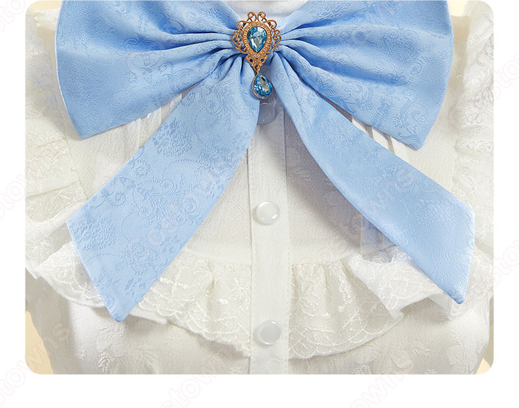 Re:ゼロから始める異世界生活 レム ゴシックドレス姿 コスプレ衣装-8