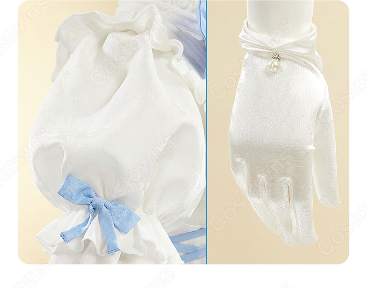 Re:ゼロから始める異世界生活 レム ゴシックドレス姿 コスプレ衣装-11