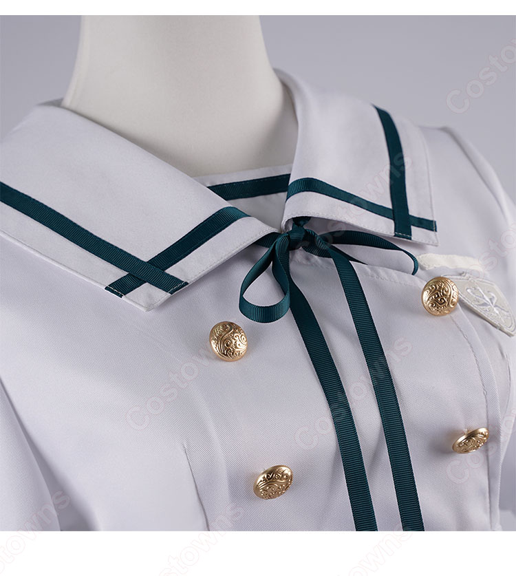 BanG Dream! Ave Mujica 若葉睦 コスプレ衣装 月ノ森女子学園夏