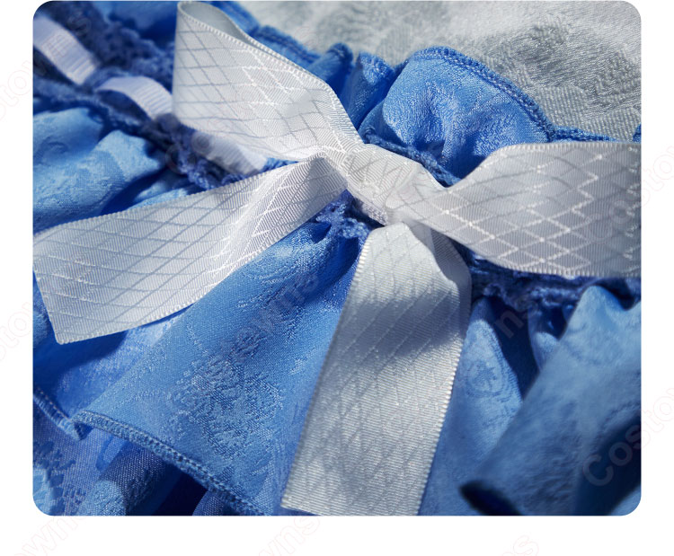 Re:ゼロから始める異世界生活 レム ゴシックドレス姿 コスプレ衣装-7