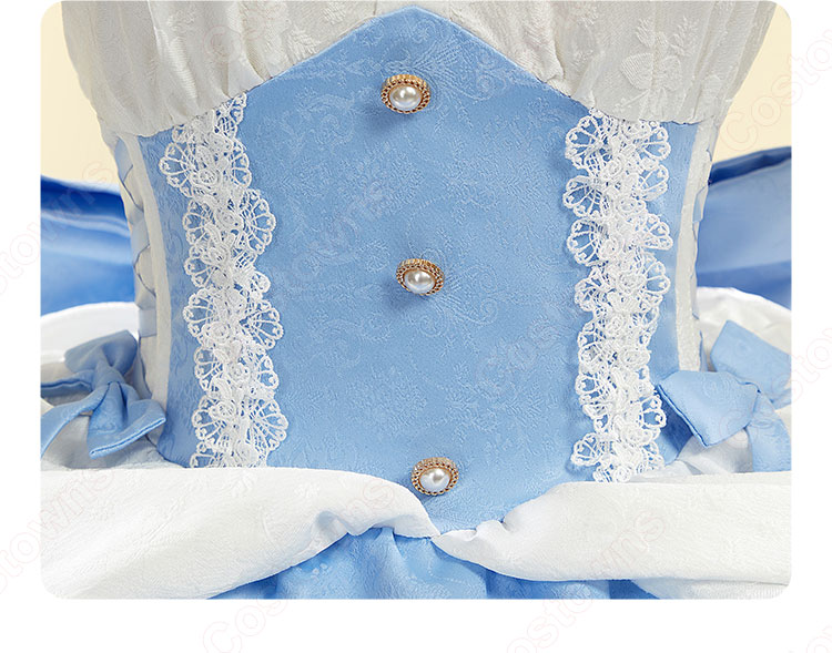 Re:ゼロから始める異世界生活 レム ゴシックドレス姿 コスプレ衣装-9