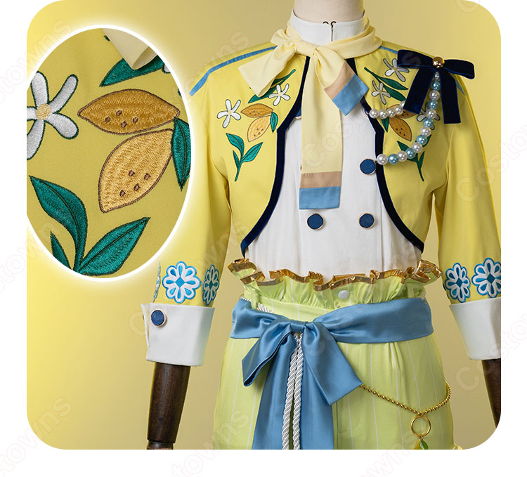 あんさんぶるスターズ!! 白鳥藍良 天城一彩 礼瀬マヨイ 風早巽 パープレックス衣装 コスプレ衣装-5