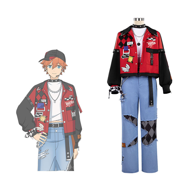 あんさんぶるスターズ!! 遊木真 明星スバル 氷鷹北斗 衣更真緒 FREEDOM衣装 コスプレ衣装-1