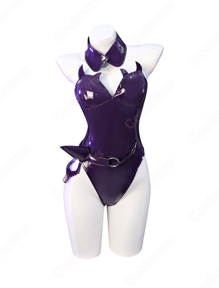 邪桒ナヅミ バニーガール コスプレ衣装-4