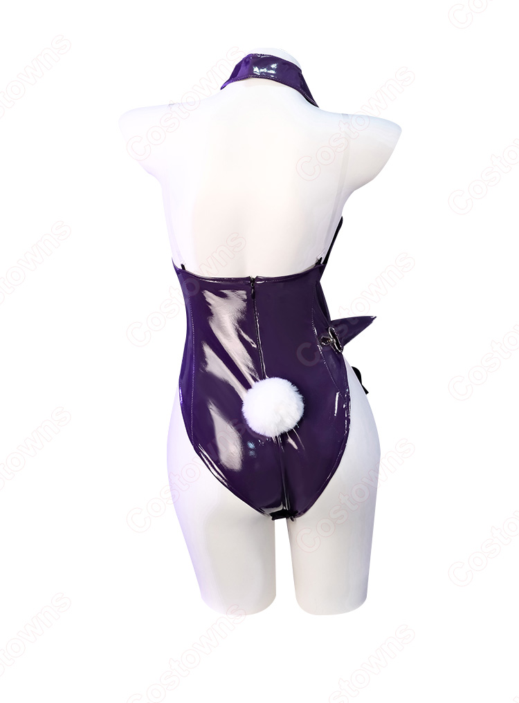 邪桒ナヅミ バニーガール コスプレ衣装-5