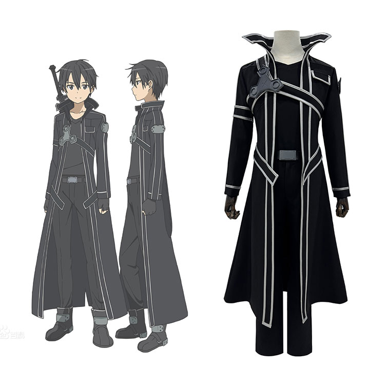 ソードアート・オンライン キリト コスプレ衣装-1