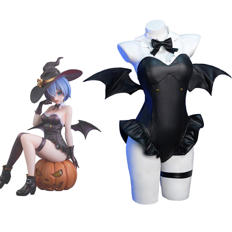 リゼロ　レム　エナメルコスプレ　　　COS幻想 Re:ゼロから始める異世界生活 レム 幻夜の魔法使いver. コスプレ