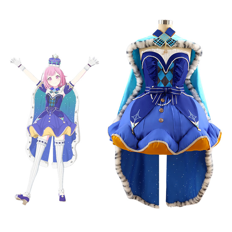 プロジェクトセカイ カラフルステージ! feat. 初音ミク クイーン・オブ・ダイヤ 一緒に考えよう 鳳えむ コスプレ衣装-1