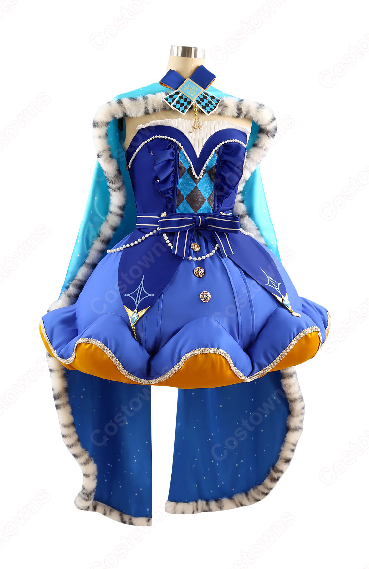 プロジェクトセカイ カラフルステージ! feat. 初音ミク クイーン・オブ・ダイヤ 一緒に考えよう 鳳えむ コスプレ衣装-3