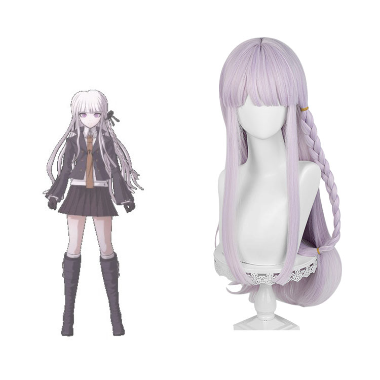 ダンガンロンパ 希望の学園と絶望の高校生 霧切響子 コスプレウィッグ-1