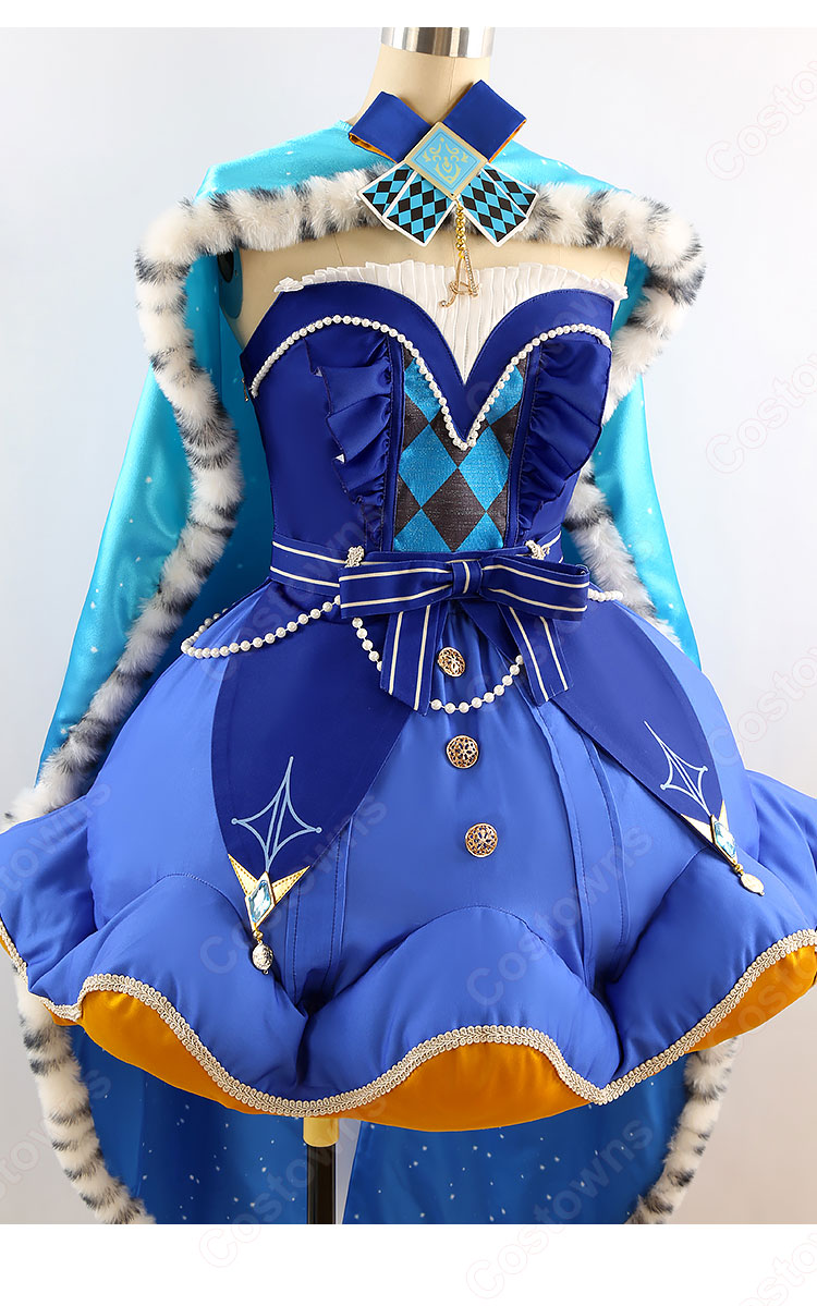 プロジェクトセカイ カラフルステージ! feat. 初音ミク クイーン・オブ・ダイヤ 一緒に考えよう 鳳えむ コスプレ衣装-6