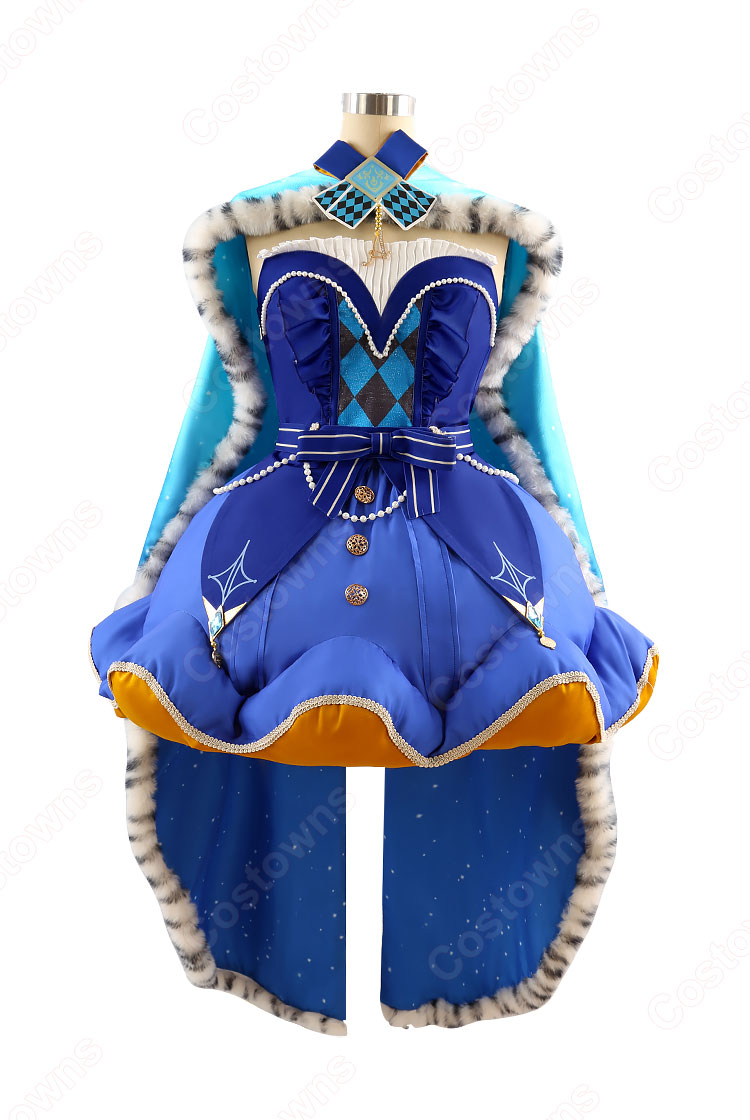 プロジェクトセカイ カラフルステージ! feat. 初音ミク クイーン・オブ・ダイヤ 一緒に考えよう 鳳えむ コスプレ衣装-2