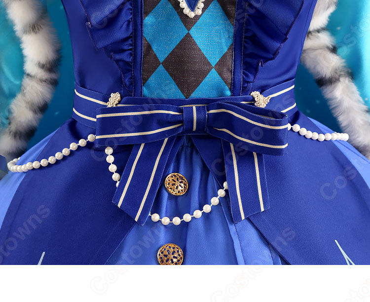 プロジェクトセカイ カラフルステージ! feat. 初音ミク クイーン・オブ・ダイヤ 一緒に考えよう 鳳えむ コスプレ衣装-10