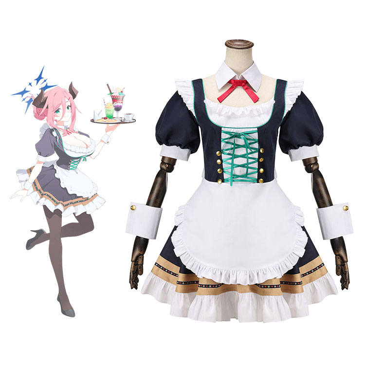 ブルーアーカイブ 牛牧ジュリ アルバイト コスプレ衣装-1